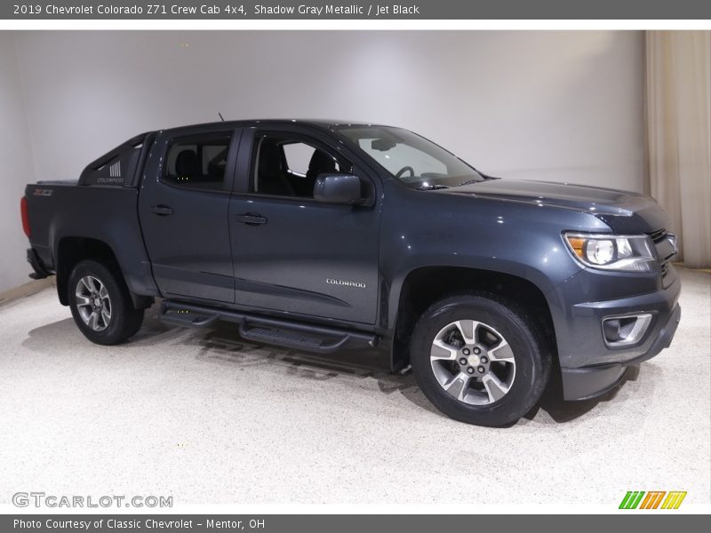 Shadow Gray Metallic / Jet Black 2019 Chevrolet Colorado Z71 Crew Cab 4x4