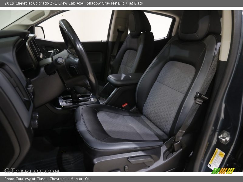 Shadow Gray Metallic / Jet Black 2019 Chevrolet Colorado Z71 Crew Cab 4x4