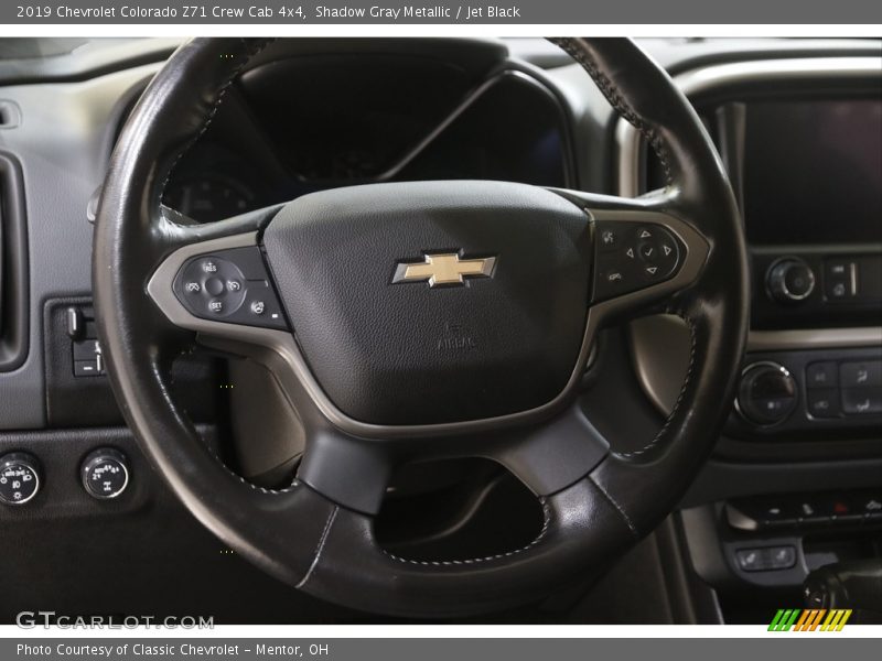 Shadow Gray Metallic / Jet Black 2019 Chevrolet Colorado Z71 Crew Cab 4x4
