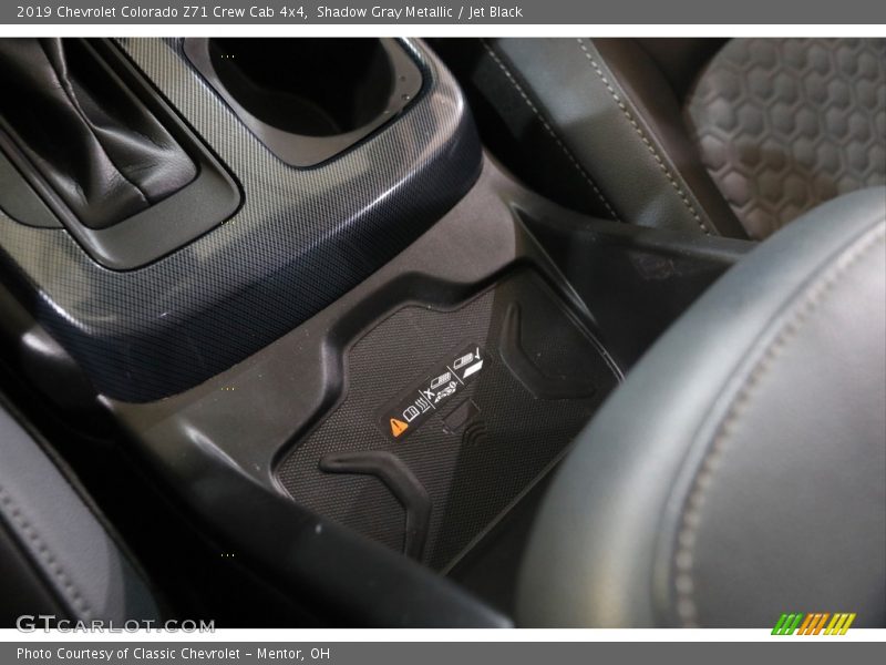 Shadow Gray Metallic / Jet Black 2019 Chevrolet Colorado Z71 Crew Cab 4x4