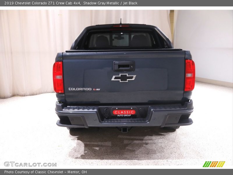Shadow Gray Metallic / Jet Black 2019 Chevrolet Colorado Z71 Crew Cab 4x4