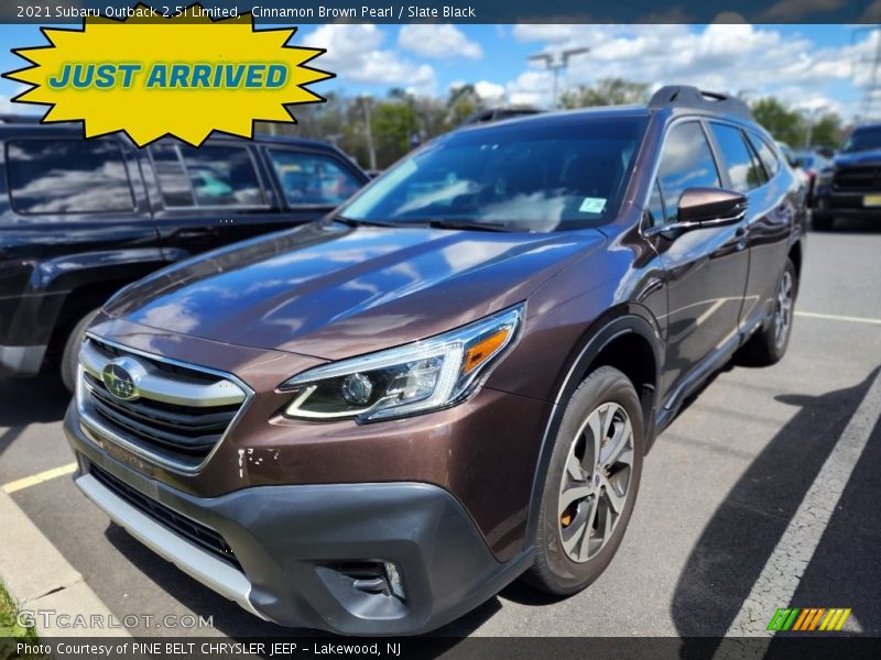Cinnamon Brown Pearl / Slate Black 2021 Subaru Outback 2.5i Limited