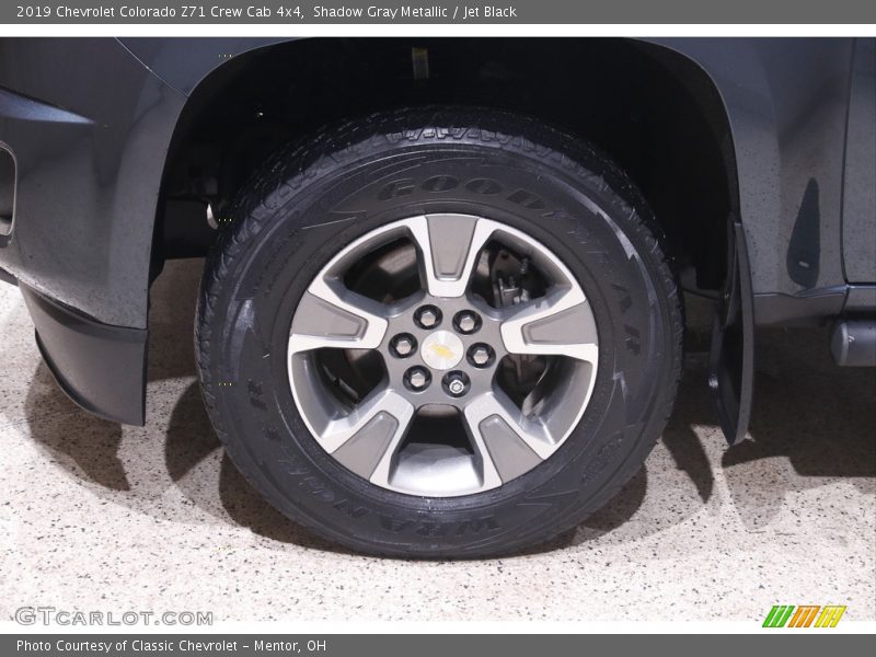 Shadow Gray Metallic / Jet Black 2019 Chevrolet Colorado Z71 Crew Cab 4x4