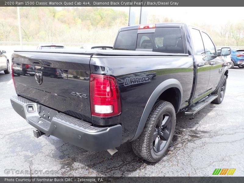 Diamond Black Crystal Pearl / Black/Diesel Gray 2020 Ram 1500 Classic Warlock Quad Cab 4x4