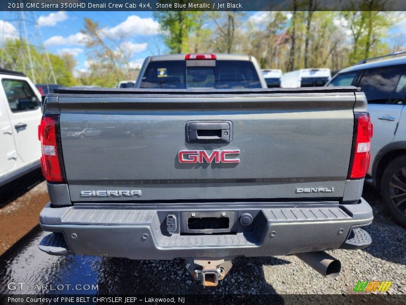 Stone Blue Metallic / Jet Black 2018 GMC Sierra 3500HD Denali Crew Cab 4x4