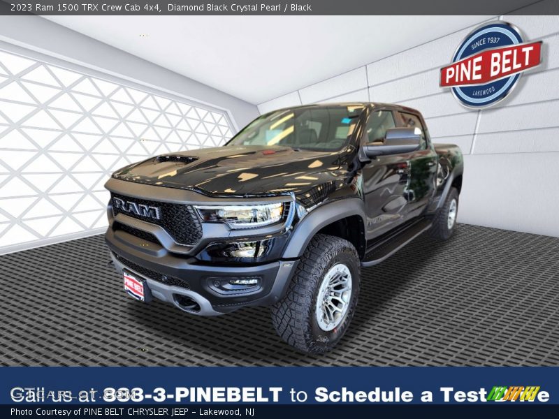 Diamond Black Crystal Pearl / Black 2023 Ram 1500 TRX Crew Cab 4x4