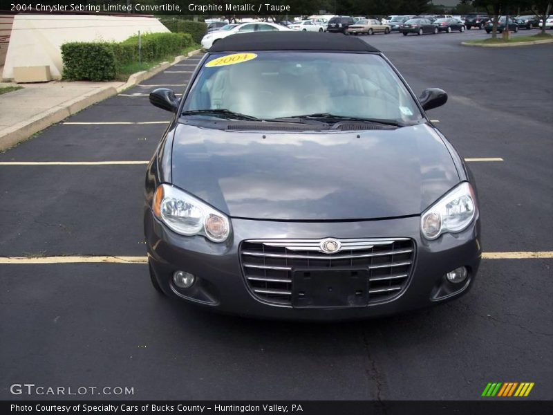 Graphite Metallic / Taupe 2004 Chrysler Sebring Limited Convertible