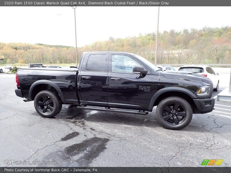 Diamond Black Crystal Pearl / Black/Diesel Gray 2020 Ram 1500 Classic Warlock Quad Cab 4x4