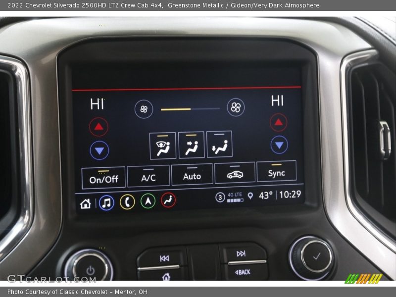 Greenstone Metallic / Gideon/Very Dark Atmosphere 2022 Chevrolet Silverado 2500HD LTZ Crew Cab 4x4