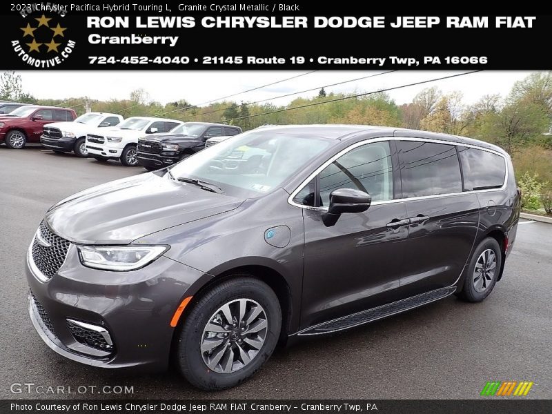 Granite Crystal Metallic / Black 2023 Chrysler Pacifica Hybrid Touring L