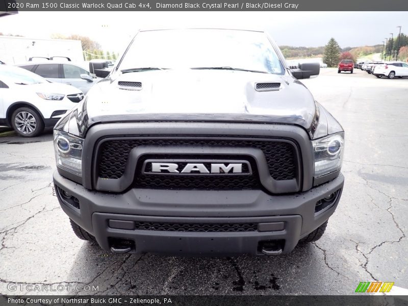 Diamond Black Crystal Pearl / Black/Diesel Gray 2020 Ram 1500 Classic Warlock Quad Cab 4x4