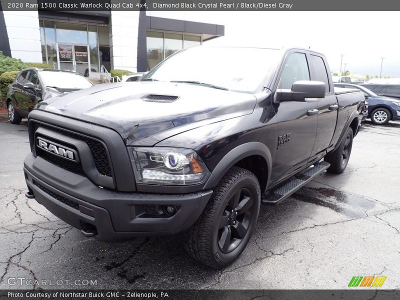 Diamond Black Crystal Pearl / Black/Diesel Gray 2020 Ram 1500 Classic Warlock Quad Cab 4x4