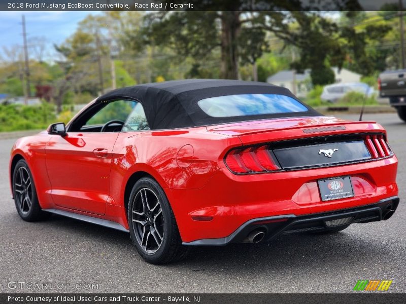 Race Red / Ceramic 2018 Ford Mustang EcoBoost Convertible