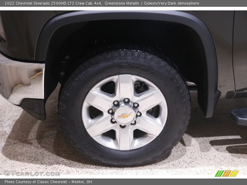Greenstone Metallic / Gideon/Very Dark Atmosphere 2022 Chevrolet Silverado 2500HD LTZ Crew Cab 4x4