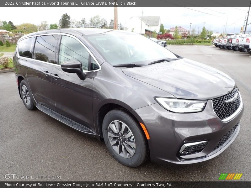 Granite Crystal Metallic / Black 2023 Chrysler Pacifica Hybrid Touring L