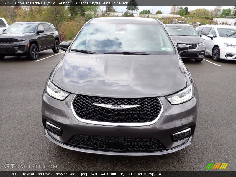 Granite Crystal Metallic / Black 2023 Chrysler Pacifica Hybrid Touring L