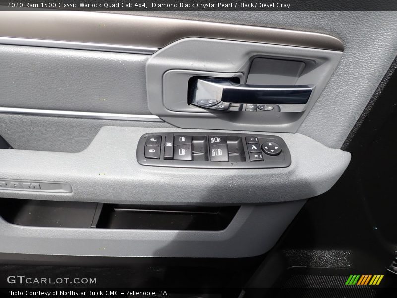 Diamond Black Crystal Pearl / Black/Diesel Gray 2020 Ram 1500 Classic Warlock Quad Cab 4x4
