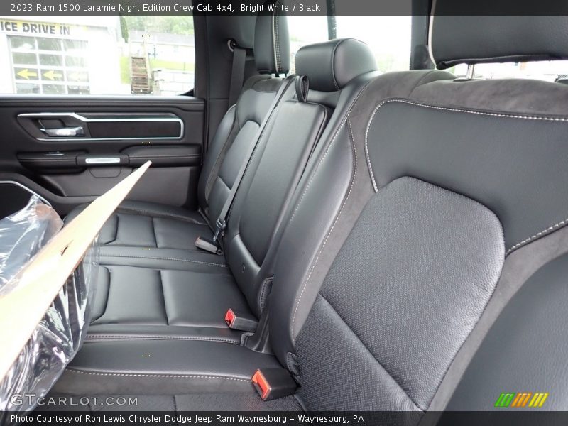 Bright White / Black 2023 Ram 1500 Laramie Night Edition Crew Cab 4x4