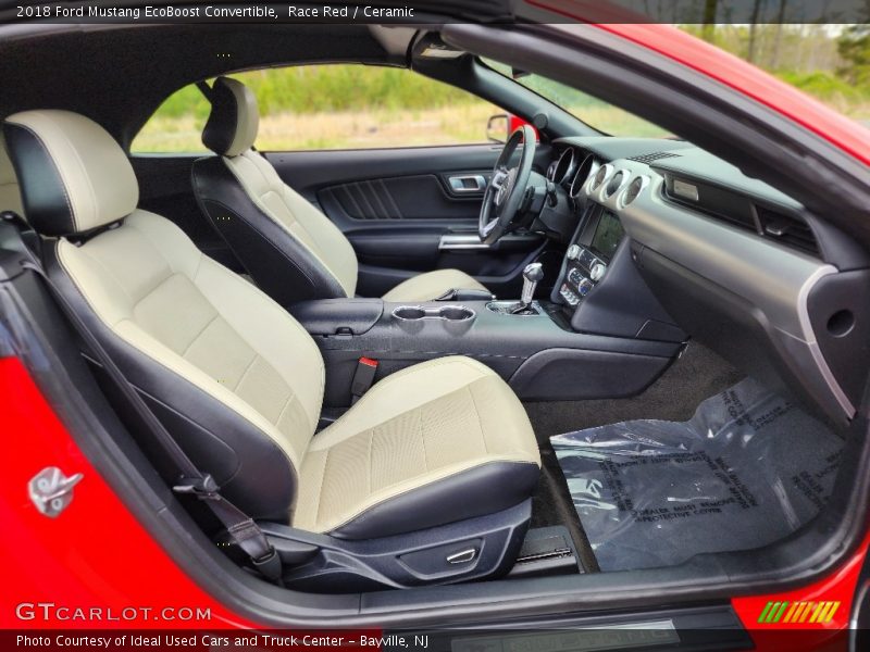 Front Seat of 2018 Mustang EcoBoost Convertible