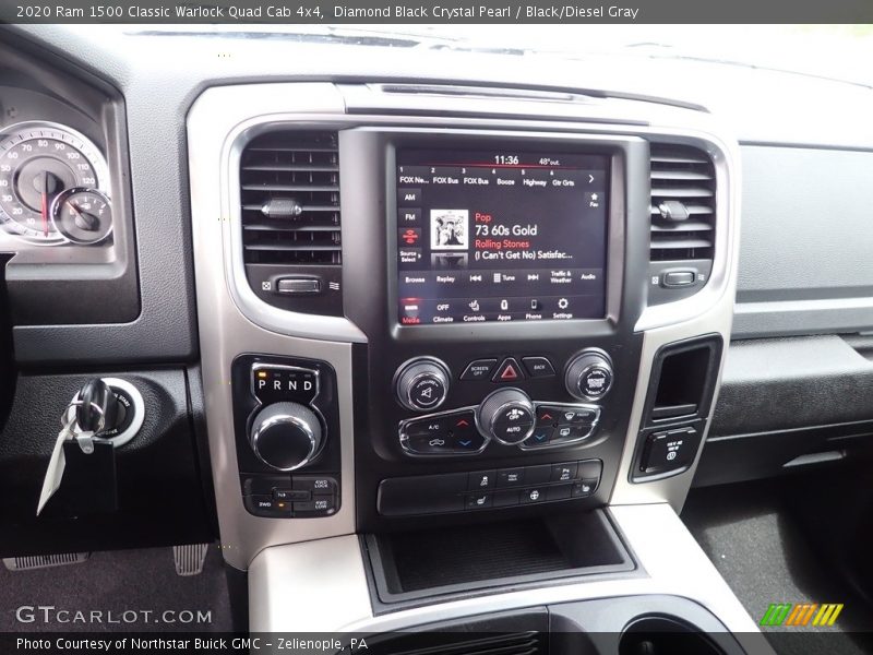 Diamond Black Crystal Pearl / Black/Diesel Gray 2020 Ram 1500 Classic Warlock Quad Cab 4x4