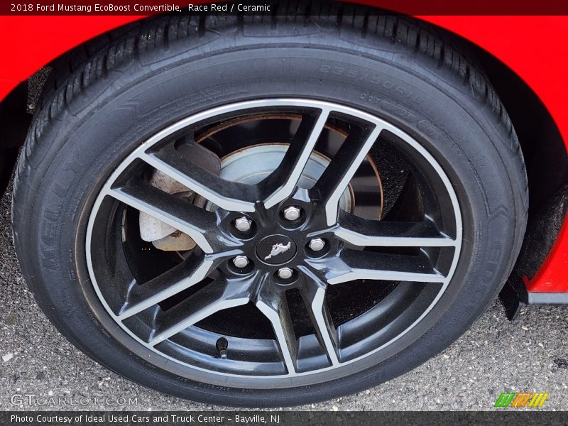 Race Red / Ceramic 2018 Ford Mustang EcoBoost Convertible