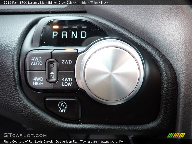 Bright White / Black 2023 Ram 1500 Laramie Night Edition Crew Cab 4x4