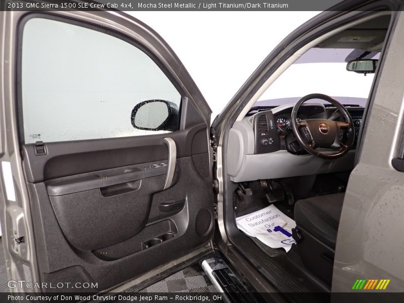 Mocha Steel Metallic / Light Titanium/Dark Titanium 2013 GMC Sierra 1500 SLE Crew Cab 4x4