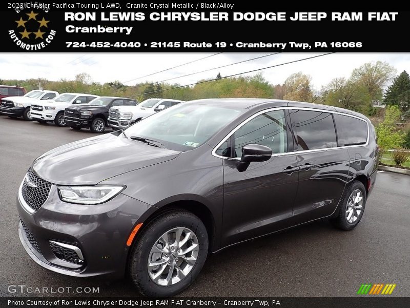 Granite Crystal Metallic / Black/Alloy 2023 Chrysler Pacifica Touring L AWD