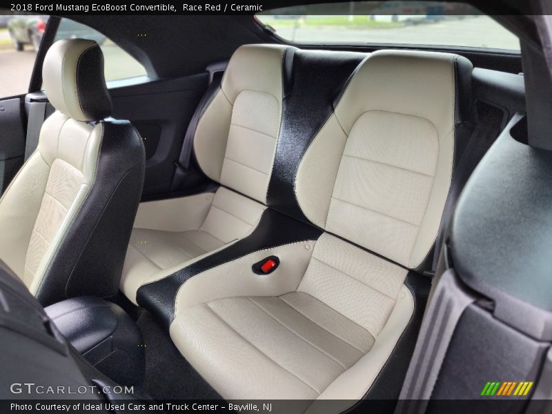 Rear Seat of 2018 Mustang EcoBoost Convertible
