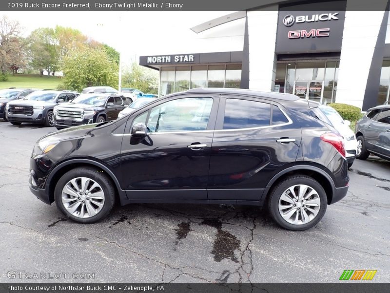 Ebony Twilight Metallic / Ebony 2019 Buick Encore Preferred