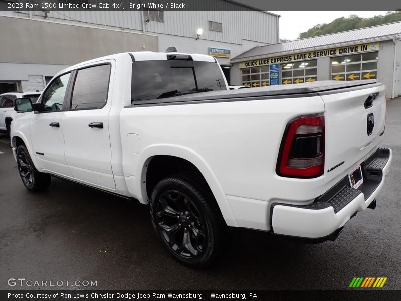 Bright White / Black 2023 Ram 1500 Limited Crew Cab 4x4