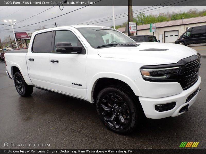 Bright White / Black 2023 Ram 1500 Limited Crew Cab 4x4