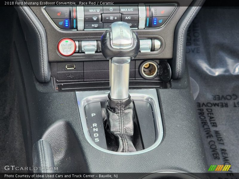  2018 Mustang EcoBoost Convertible 10 Speed SelectShift Automatic Shifter
