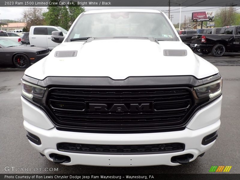 Bright White / Black 2023 Ram 1500 Limited Crew Cab 4x4