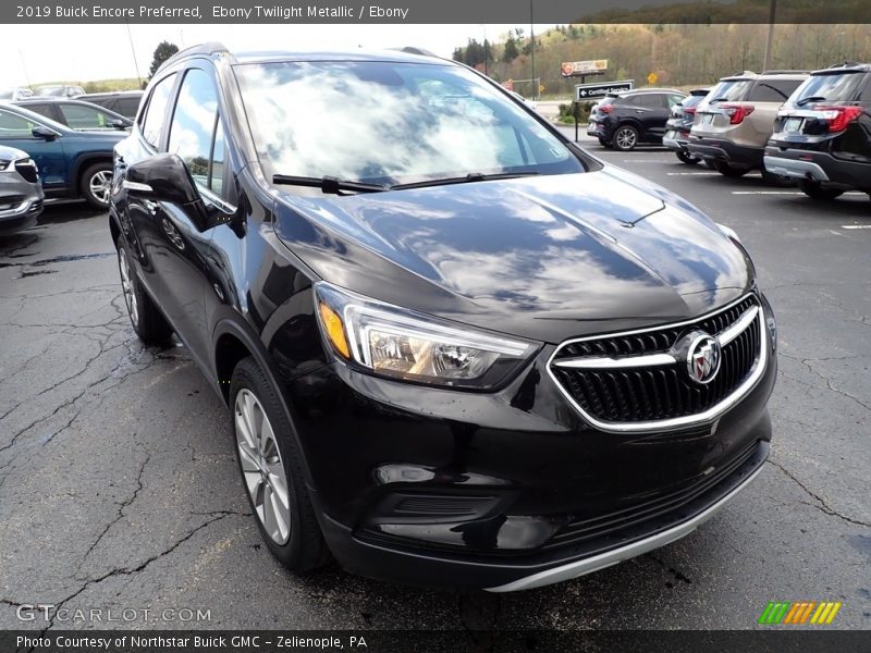 Ebony Twilight Metallic / Ebony 2019 Buick Encore Preferred