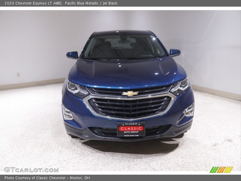 Pacific Blue Metallic / Jet Black 2020 Chevrolet Equinox LT AWD