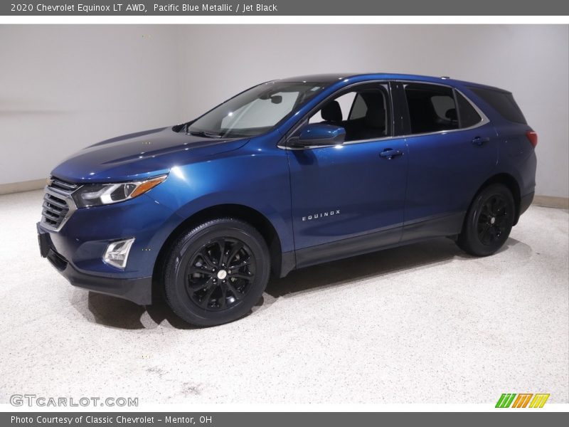 Pacific Blue Metallic / Jet Black 2020 Chevrolet Equinox LT AWD