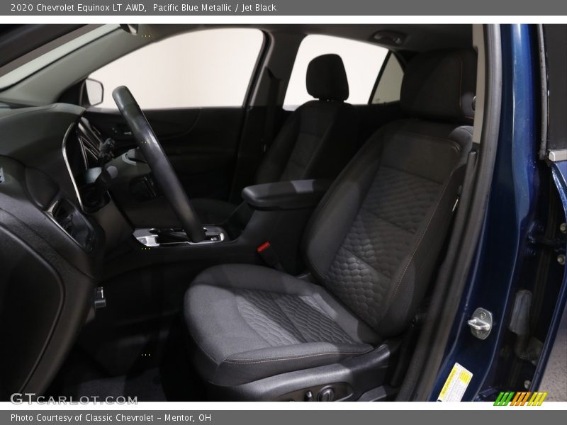 Pacific Blue Metallic / Jet Black 2020 Chevrolet Equinox LT AWD