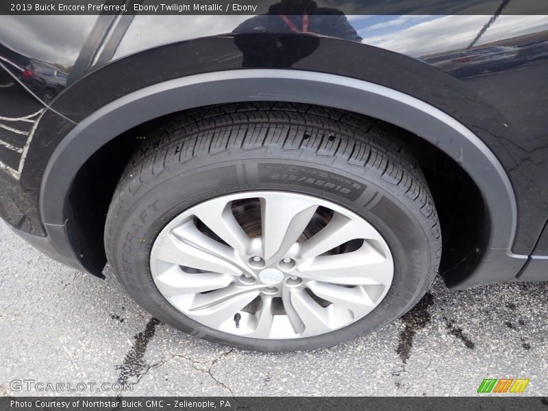 Ebony Twilight Metallic / Ebony 2019 Buick Encore Preferred