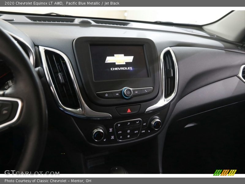 Pacific Blue Metallic / Jet Black 2020 Chevrolet Equinox LT AWD