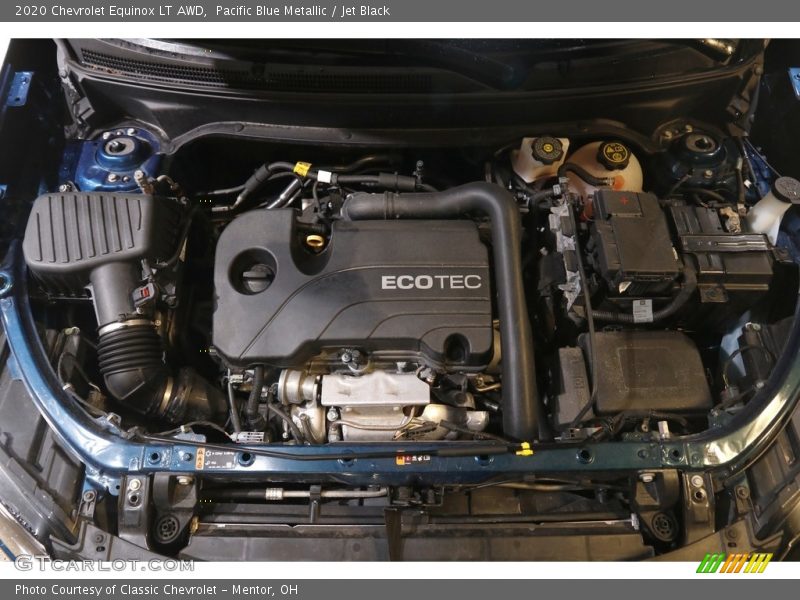 Pacific Blue Metallic / Jet Black 2020 Chevrolet Equinox LT AWD