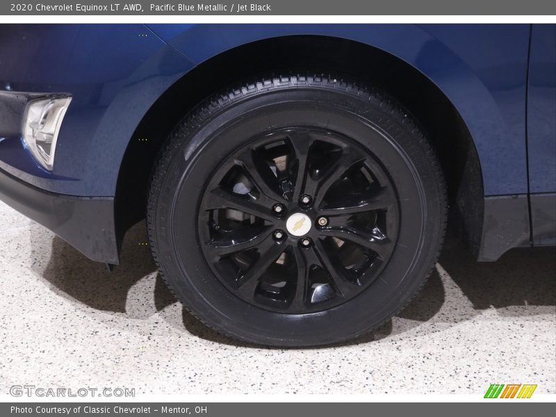 Pacific Blue Metallic / Jet Black 2020 Chevrolet Equinox LT AWD