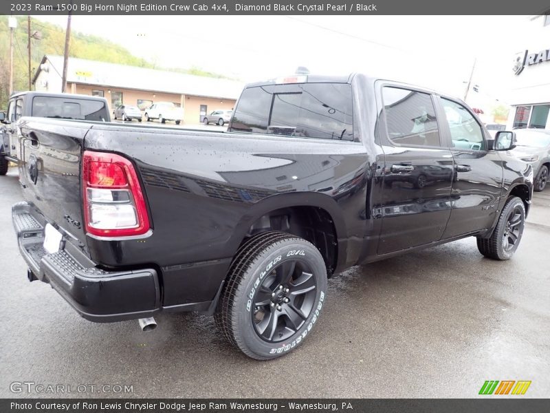 Diamond Black Crystal Pearl / Black 2023 Ram 1500 Big Horn Night Edition Crew Cab 4x4