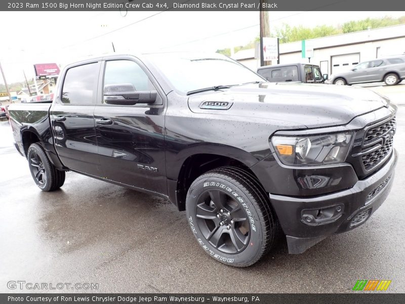 Diamond Black Crystal Pearl / Black 2023 Ram 1500 Big Horn Night Edition Crew Cab 4x4