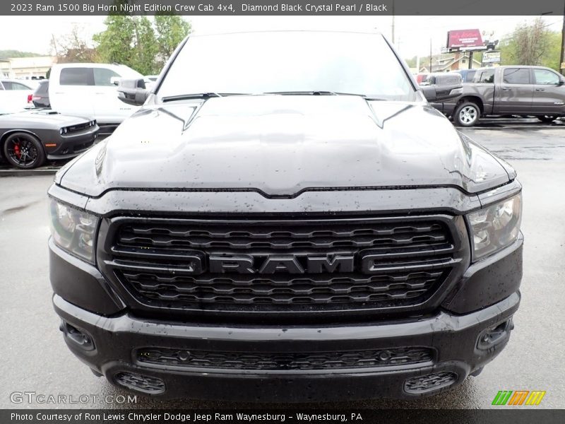Diamond Black Crystal Pearl / Black 2023 Ram 1500 Big Horn Night Edition Crew Cab 4x4