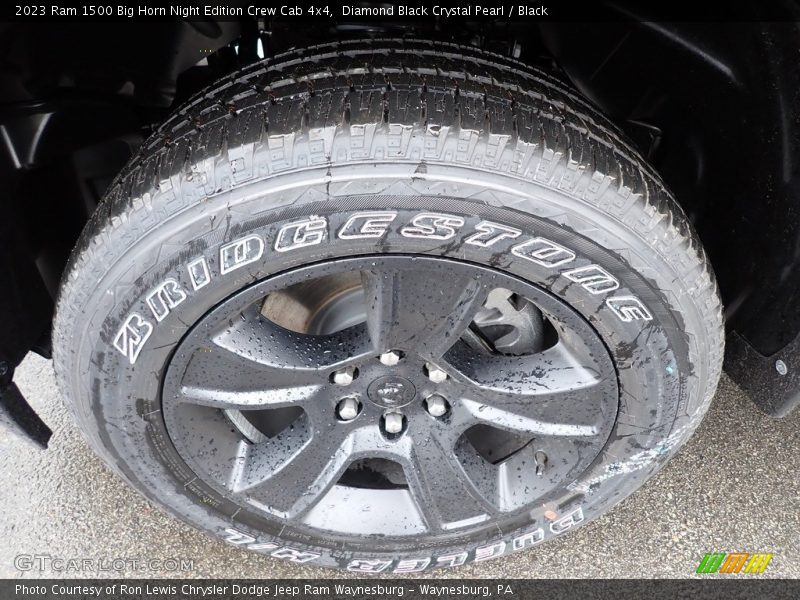 Diamond Black Crystal Pearl / Black 2023 Ram 1500 Big Horn Night Edition Crew Cab 4x4