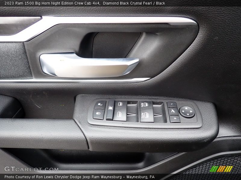 Diamond Black Crystal Pearl / Black 2023 Ram 1500 Big Horn Night Edition Crew Cab 4x4