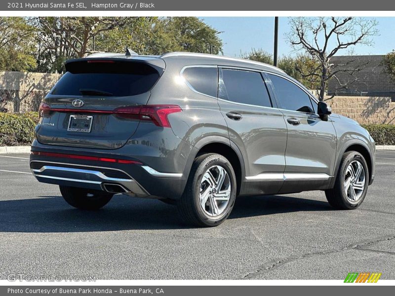 Hampton Gray / Black 2021 Hyundai Santa Fe SEL