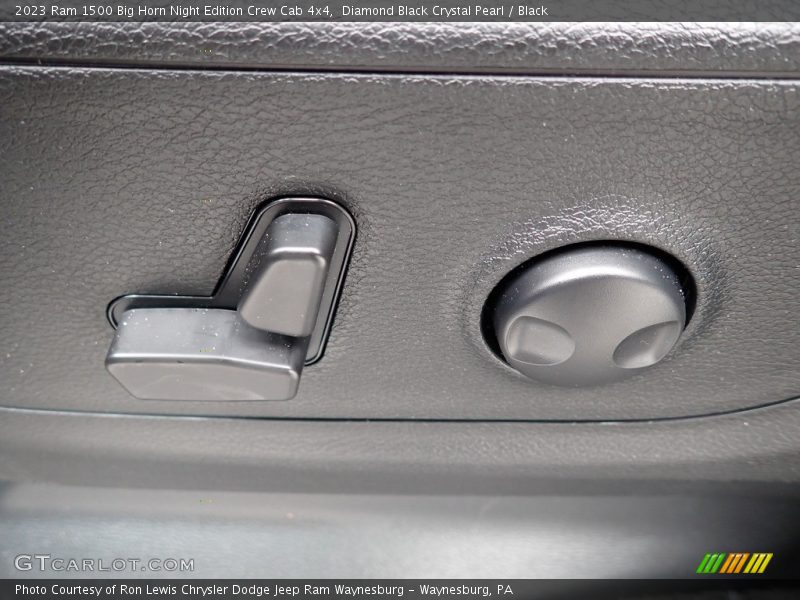 Diamond Black Crystal Pearl / Black 2023 Ram 1500 Big Horn Night Edition Crew Cab 4x4