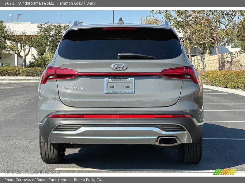 Hampton Gray / Black 2021 Hyundai Santa Fe SEL